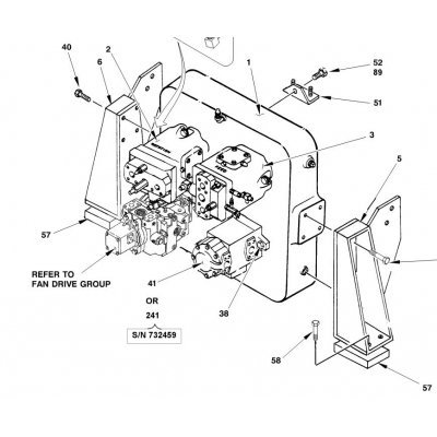 Гидравлический насос Sandvik 002764-011 Sandvik D75KS Буровой станок