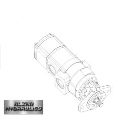 CNH 84273626 Triple Gear Pump