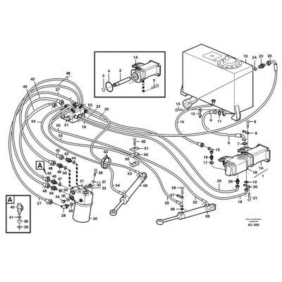 Гидравлический насос VOE 11152105 Hydraulic Pump Volvo L150D, L180D