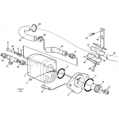 Гидравлический насос VOE 15045798 Hydraulic pump Volvo EC340, EC390, EC450