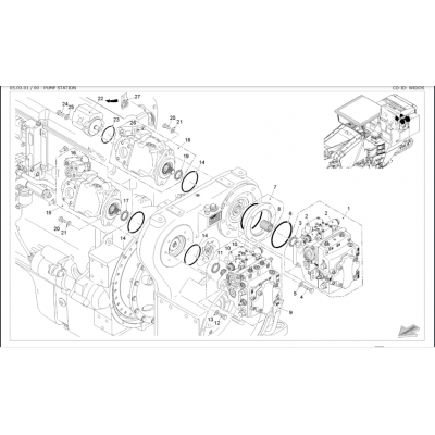 Гидравлический насос Wirtgen 2371500